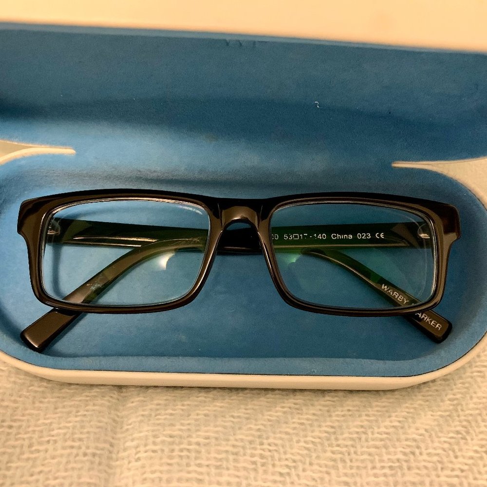Warby Parker Felton Black Frames